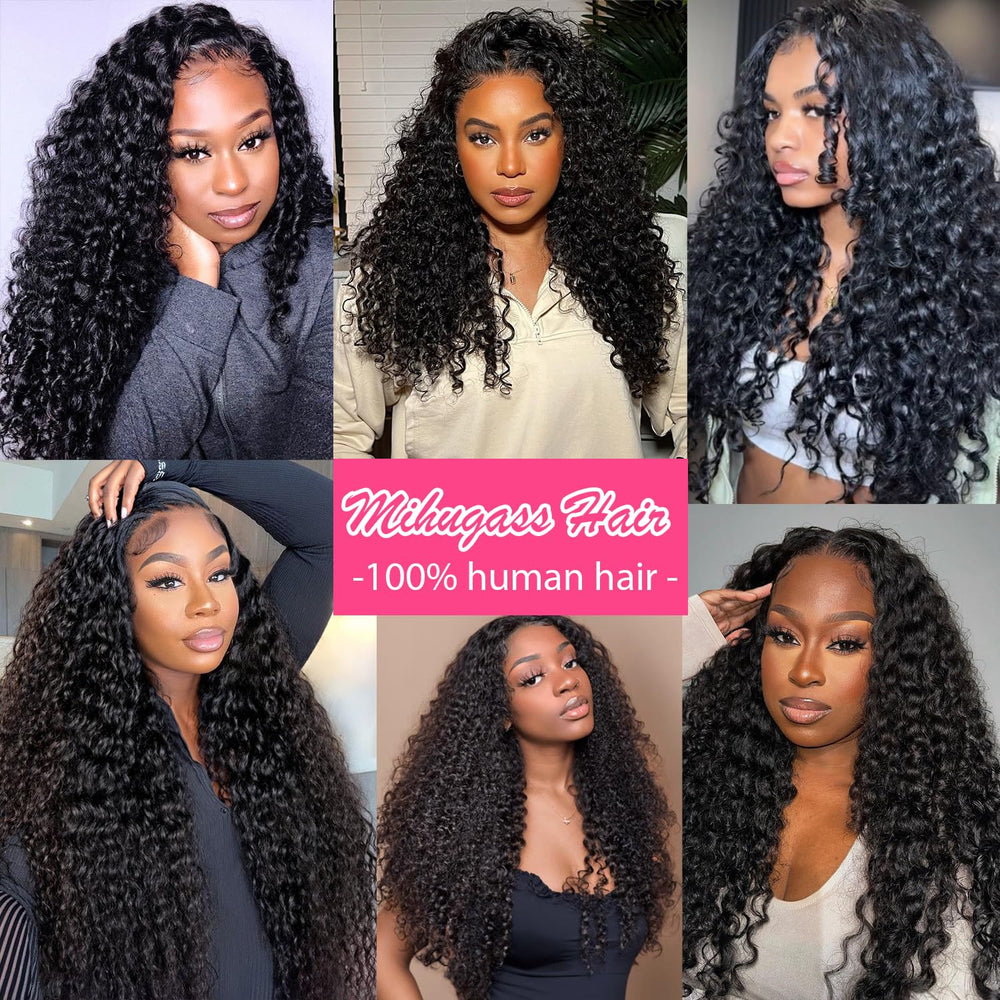 Mihugass product label reading 100% Remy human hair for quality