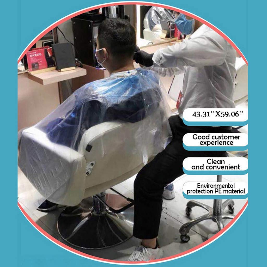 MIHUNTER cape in use during hair coloring showing splash protection and tidy workspace