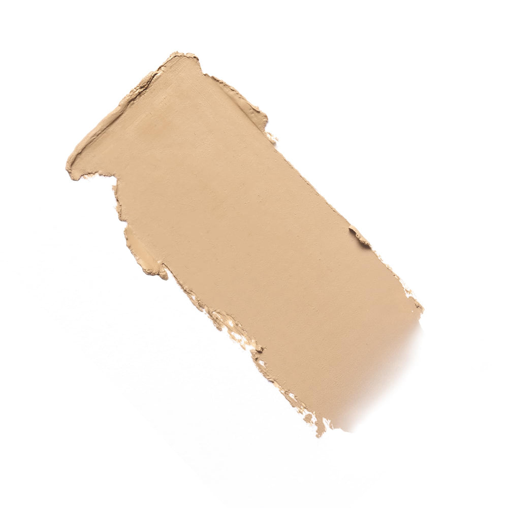 Milani skin tint texture close-up highlighting blendable, lightweight formula