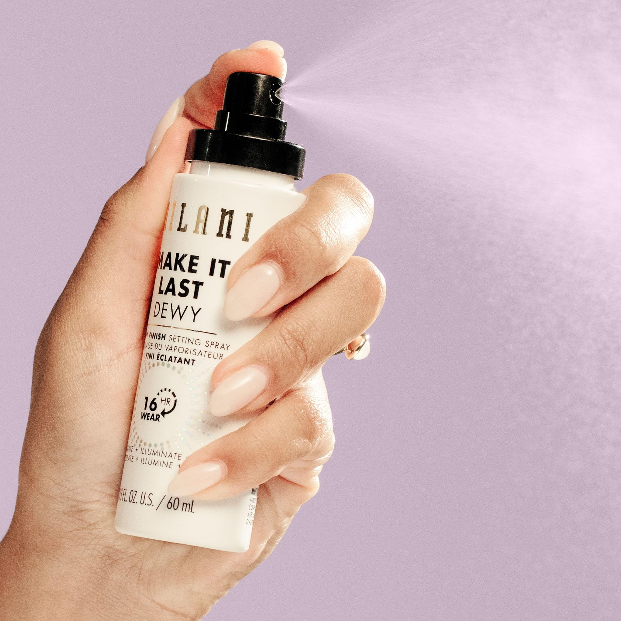 Milani two‑pack display emphasizing value and backup convenience