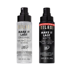 Milani front packaging showing the 2-pack and clear finish options for versatile wear