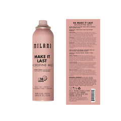Milani microfine mist dispersing evenly for lightweight finish