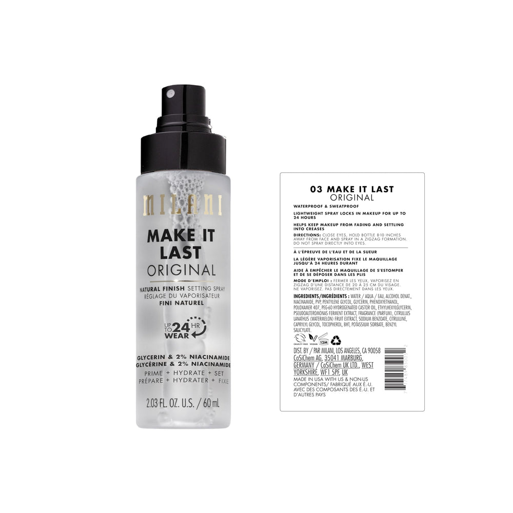 Milani spray nozzle close-up for fine mist precision and even coverage