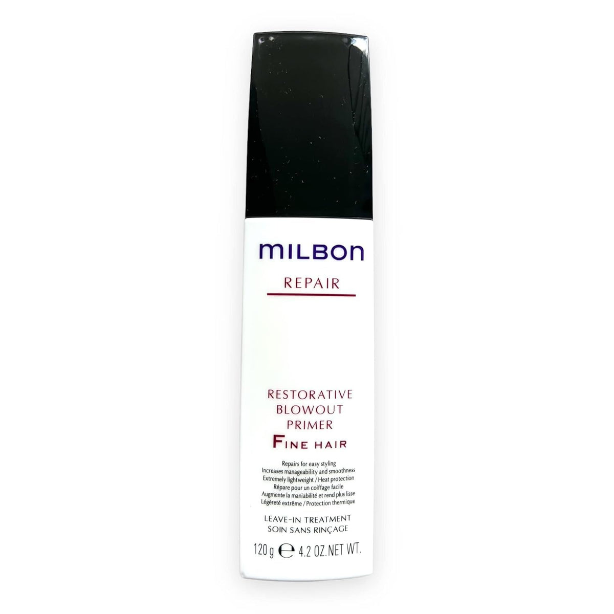 Milbon front packaging showing product and brand benefits