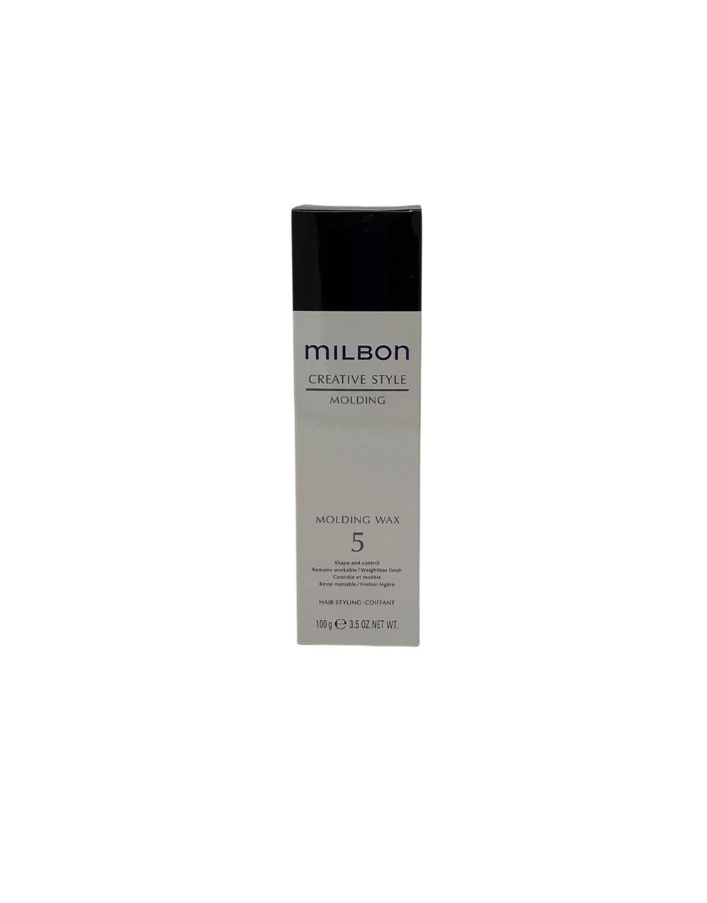 Milbon jar front view showing label and size, easy-to-grip packaging benefit