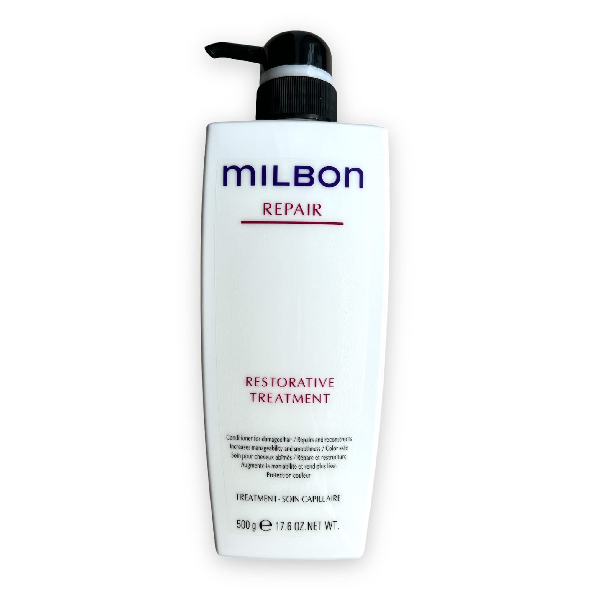 Milbon texture close-up of creamy conditioner demonstrating rich smoothing action