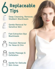 miley probe set arranged to show six interchangeable tips, clear benefit: targeted care