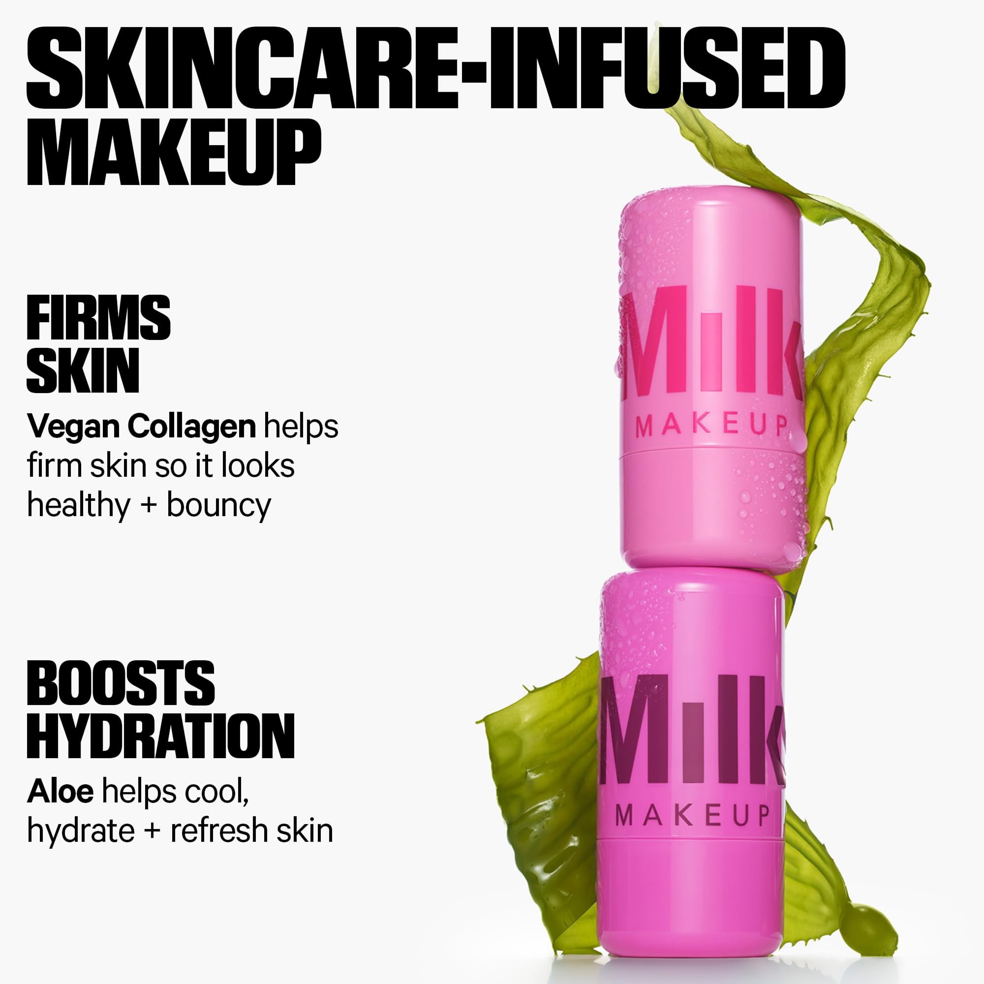 Milk Makeup Cooling Water Jelly Tint jelly texture close-up demonstrating smooth glide