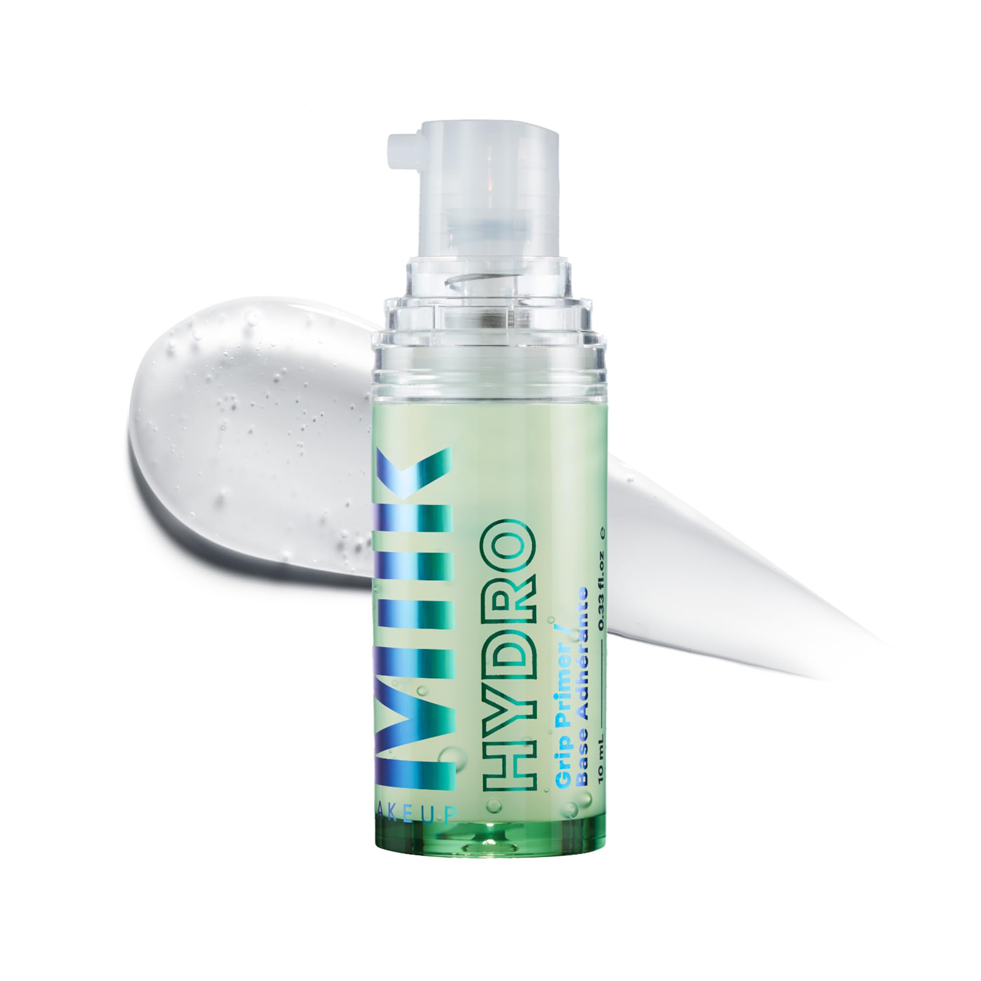 Milk Makeup Hydro Grip front packaging showing clear gel primer benefits