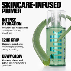 Milk Makeup Hydro Grip ingredients layout showing hyaluronic acid benefit