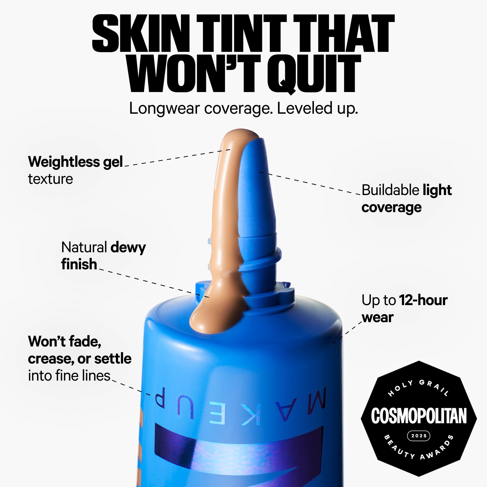 Milk Makeup gel texture close-up highlighting hydration and smoothness
