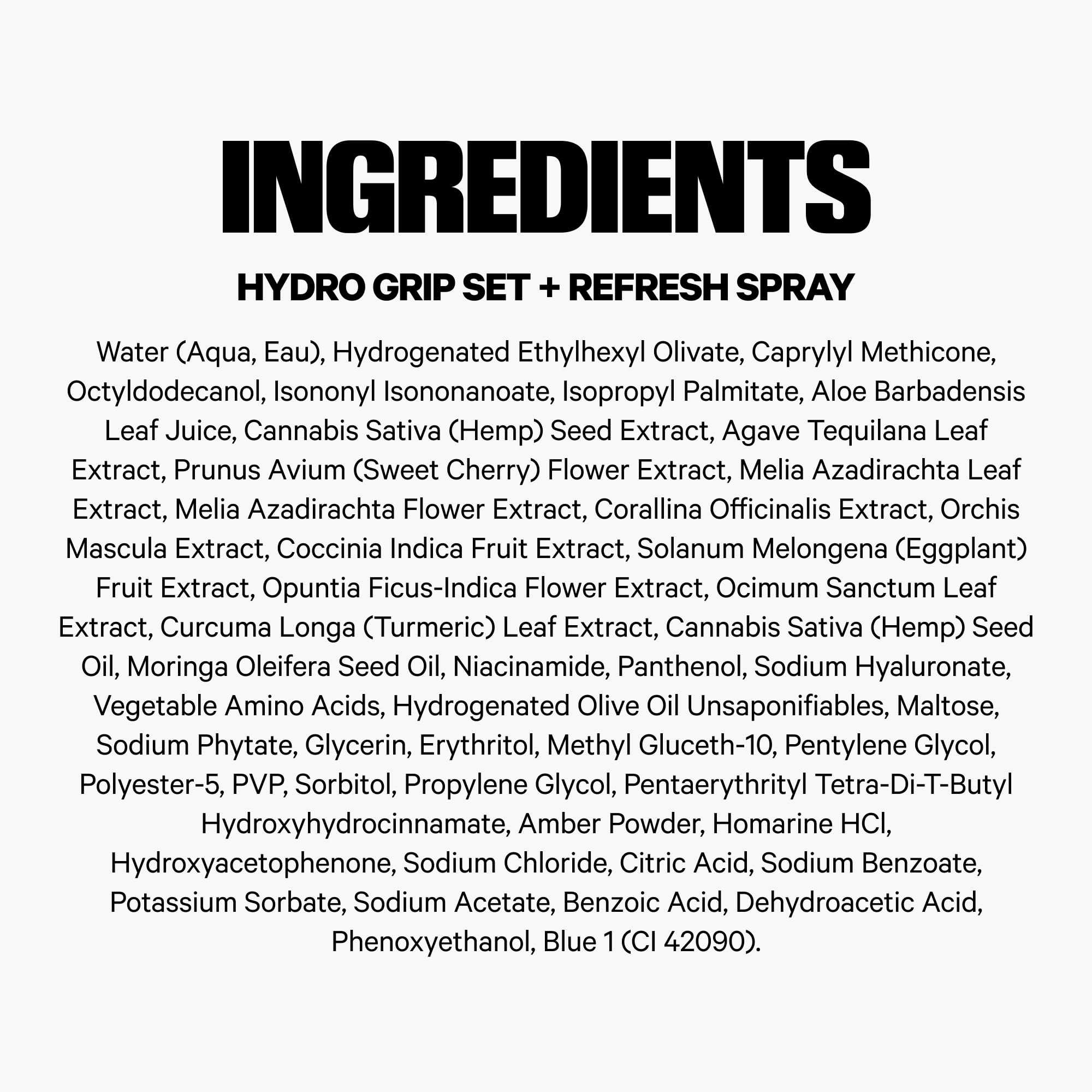 Ingredients shot highlighting Milk Makeup hyaluronic and blue agave benefits