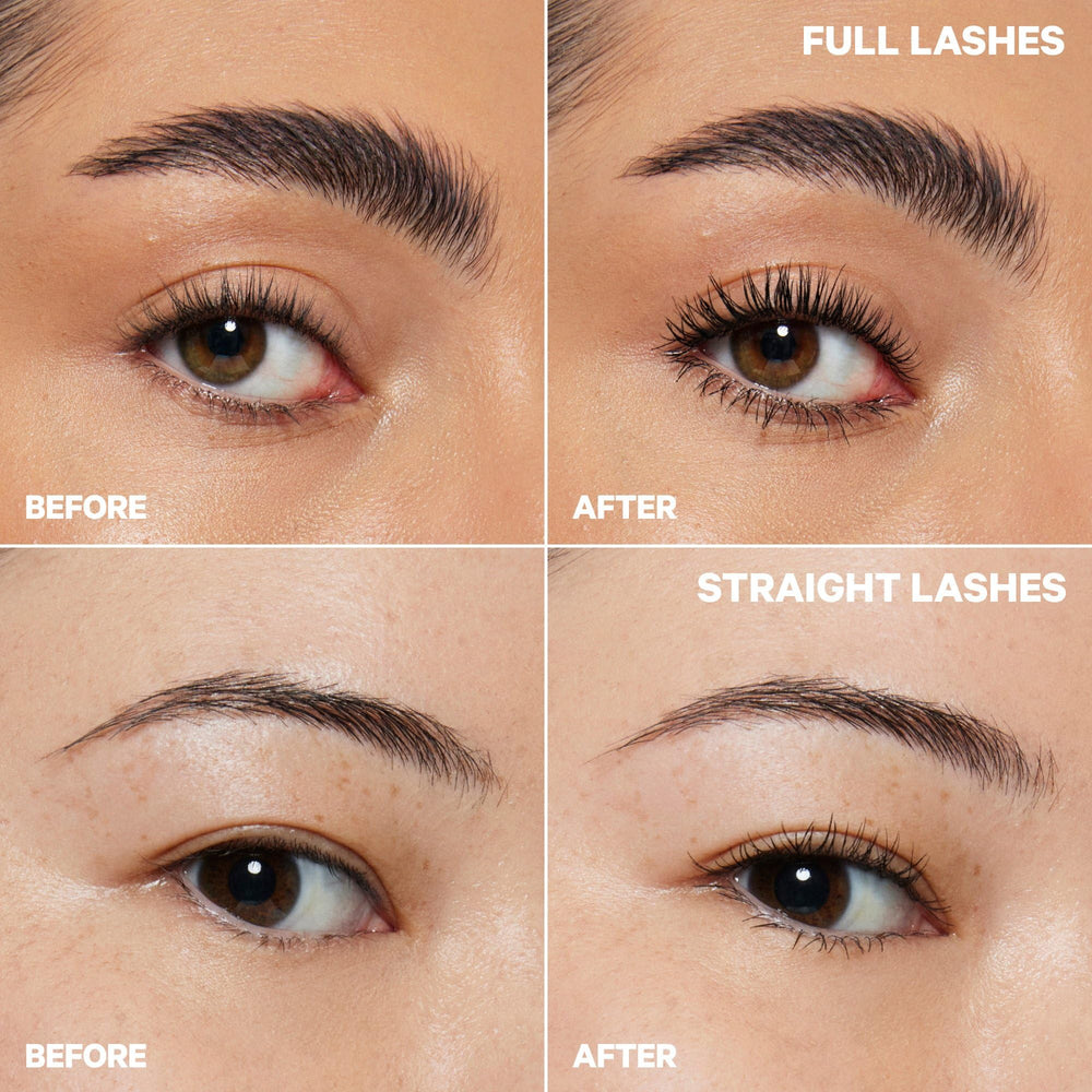 Milk Makeup on upper lashes demonstrating length and separation benefit