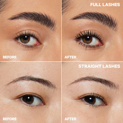 Milk Makeup on upper lashes demonstrating length and separation benefit