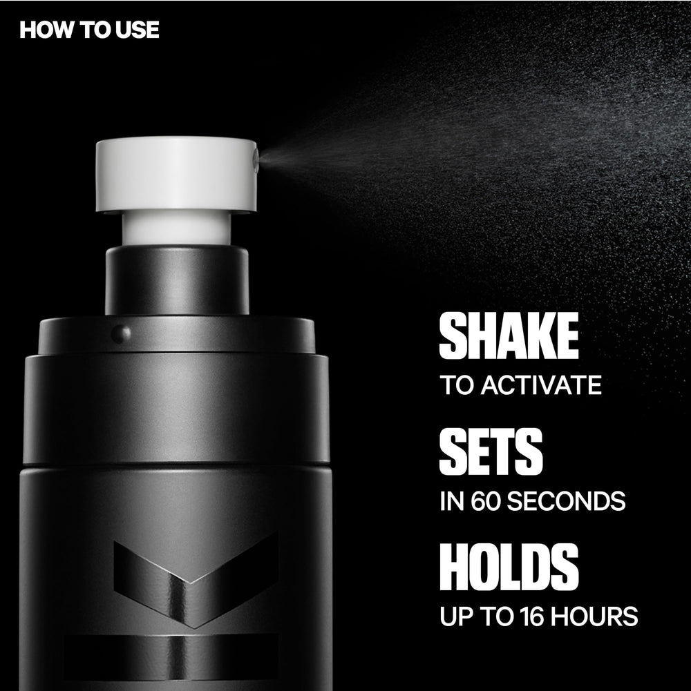 Milk Makeup bottle held in hand for scale showing travel-friendly size benefit