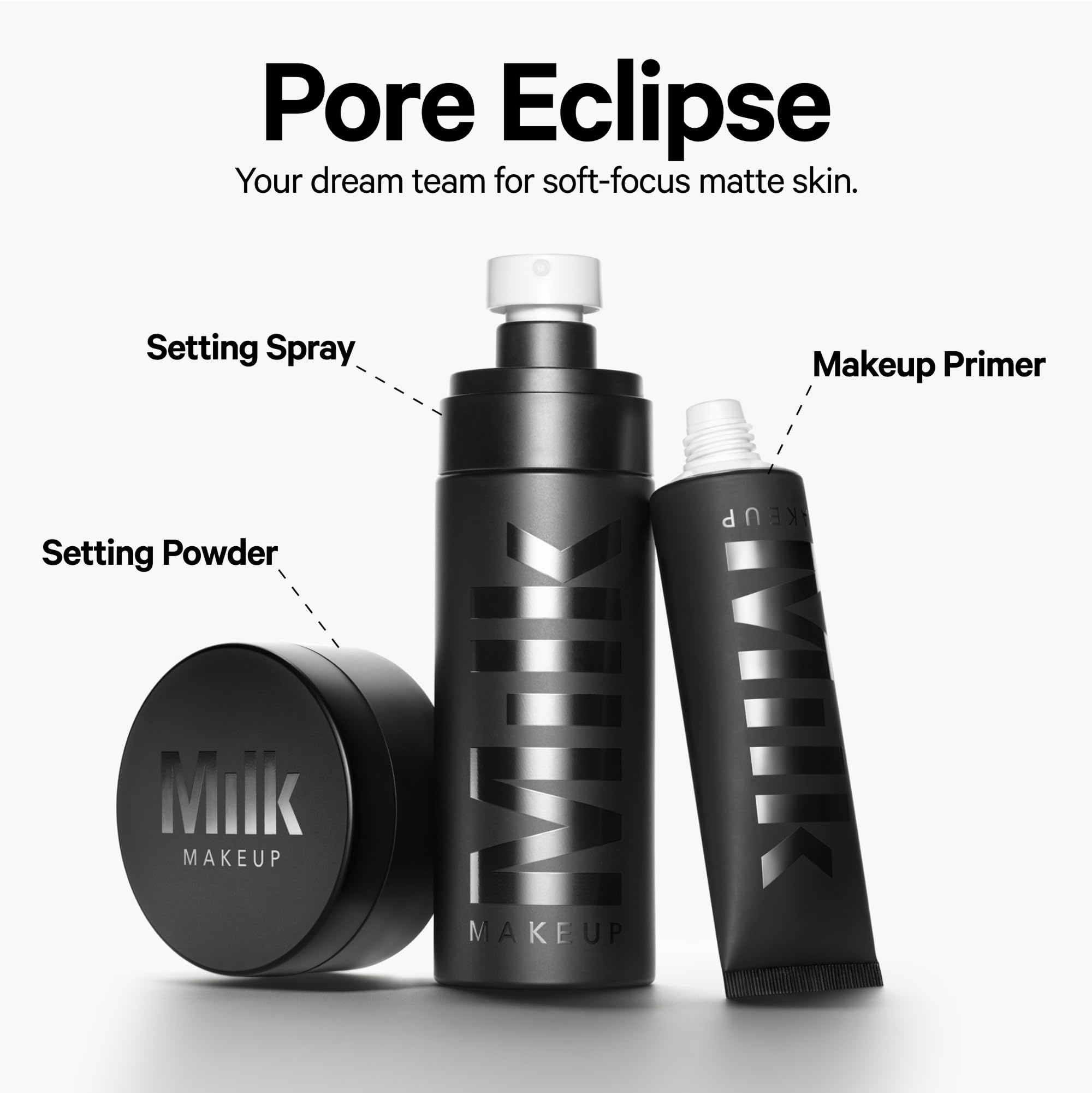 Milk Makeup label ingredients close-up displaying niacinamide and bakuchiol benefits