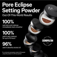 Milk Makeup open sifter detail revealing mess-free dispenser for easy application