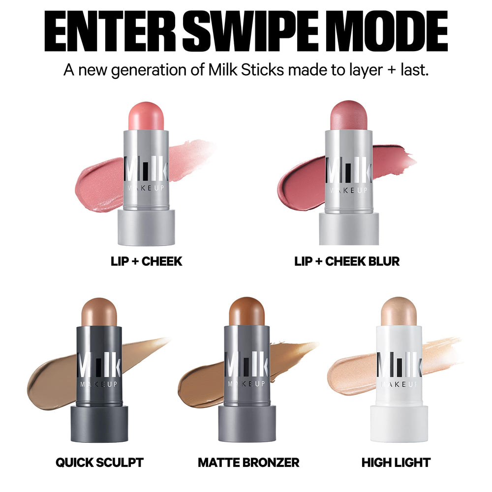 Milk Makeup Quick Sculpt packaging detail highlighting upgraded, user-friendly design