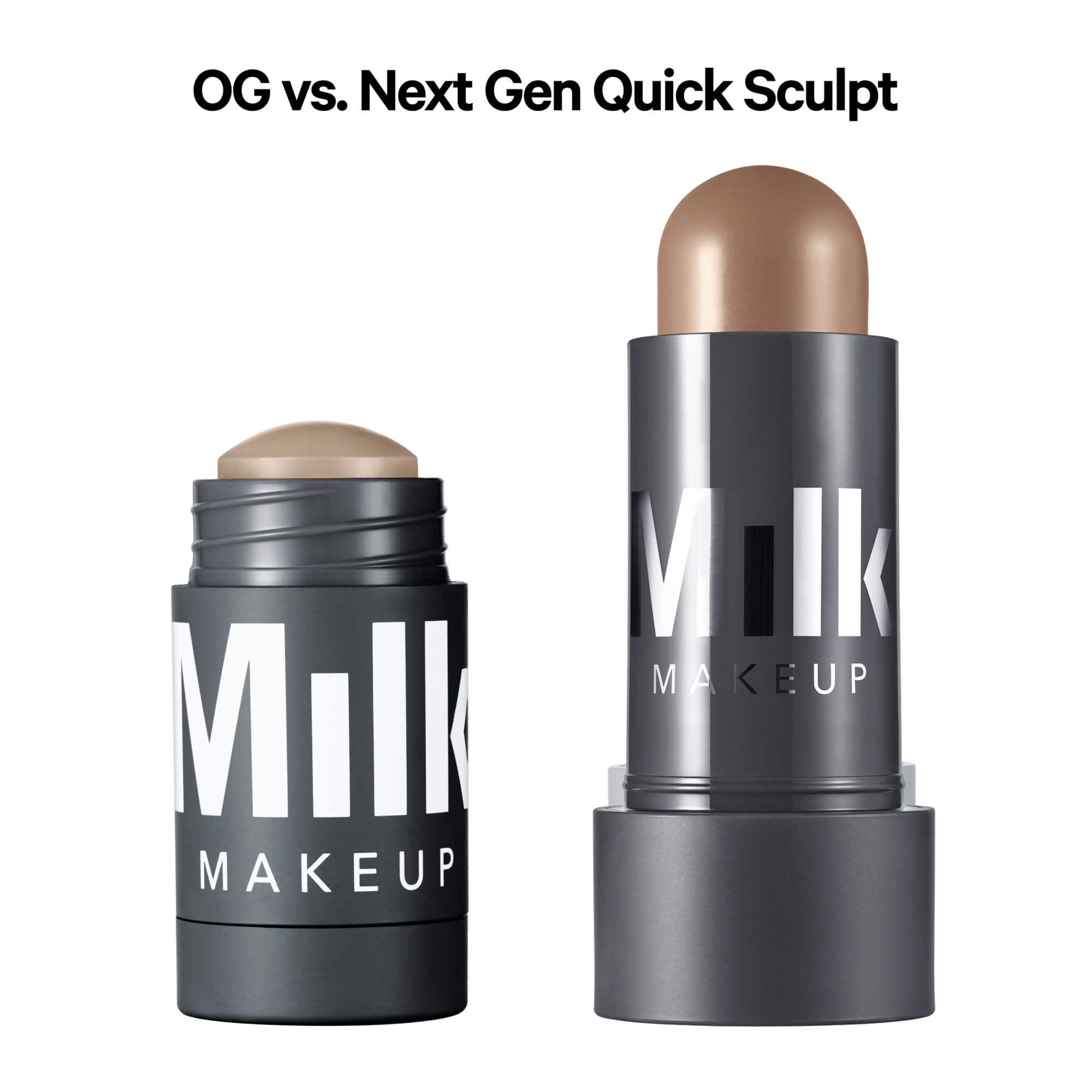 Milk Makeup packed into makeup bag to show portability and on-the-go touch-ups