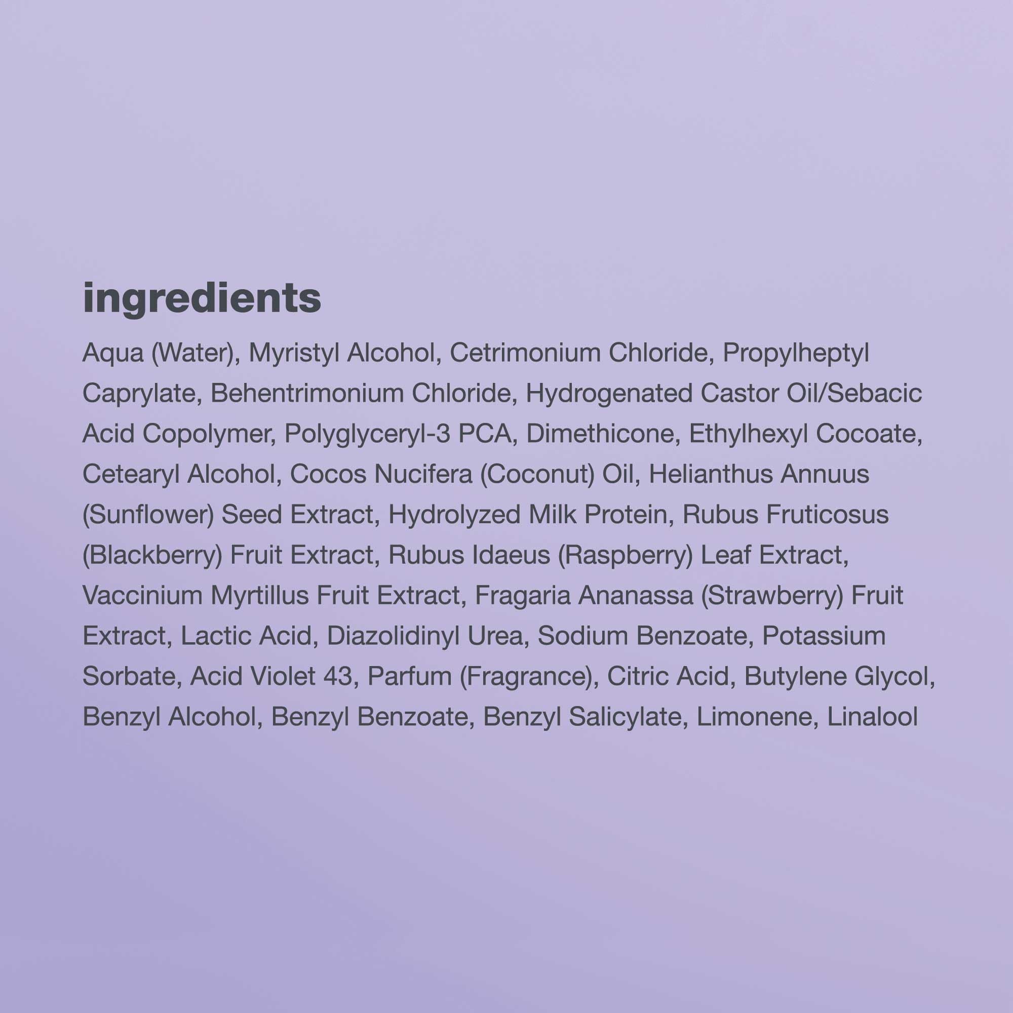 milk_shake closeup of ingredients label, emphasizes milk proteins and fruit extract benefits