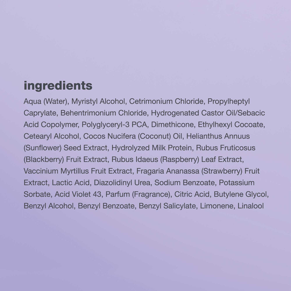 milk_shake closeup of ingredients label, emphasizes milk proteins and fruit extract benefits