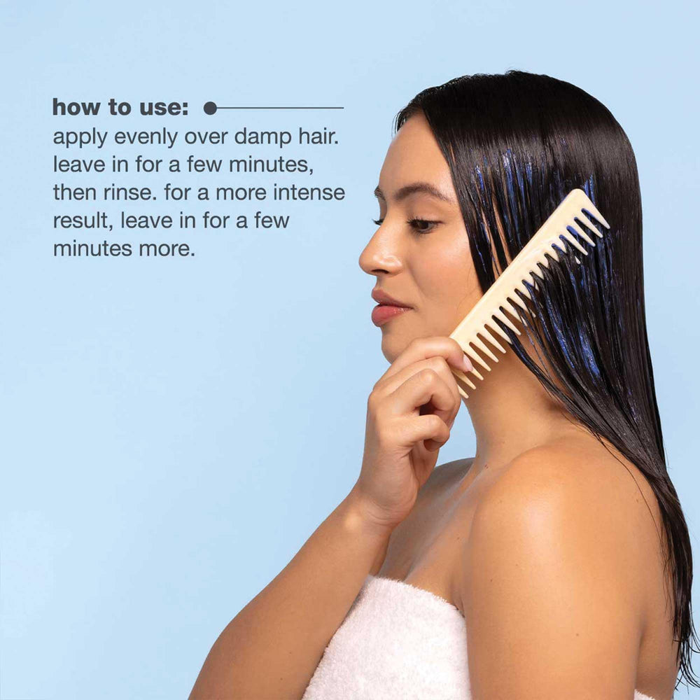 milk_shake before and after brunette hair showing reduced brassiness