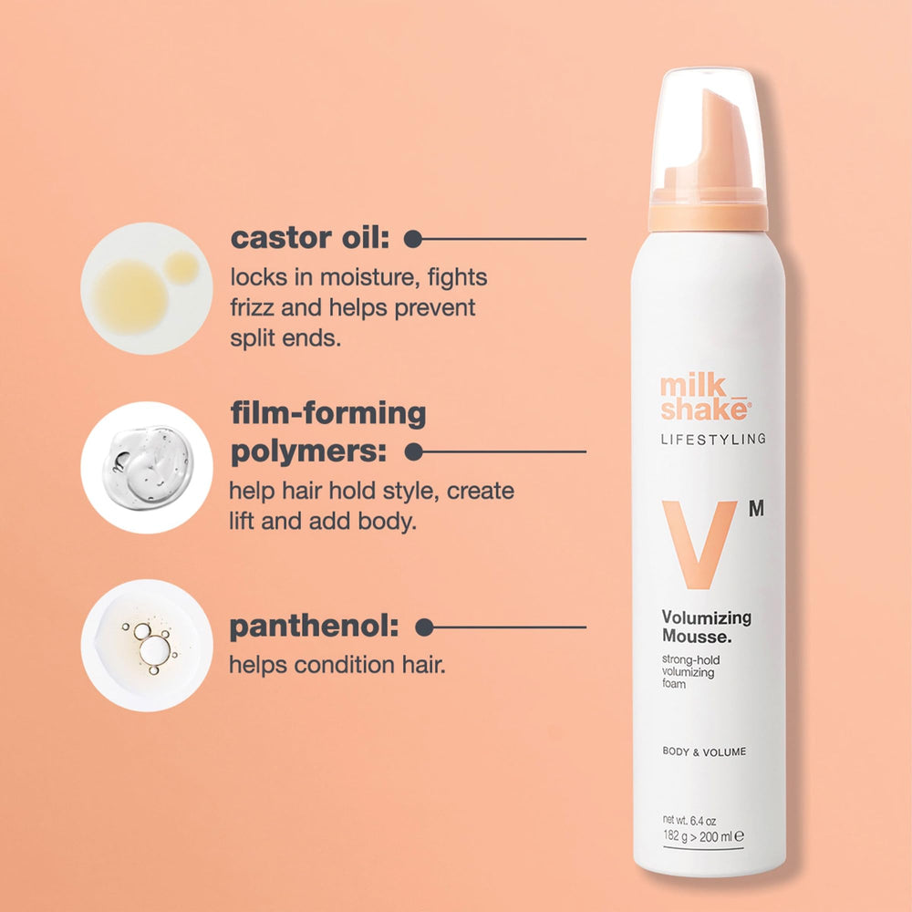 milk_shake ingredient label with milk proteins and panthenol for conditioning benefit