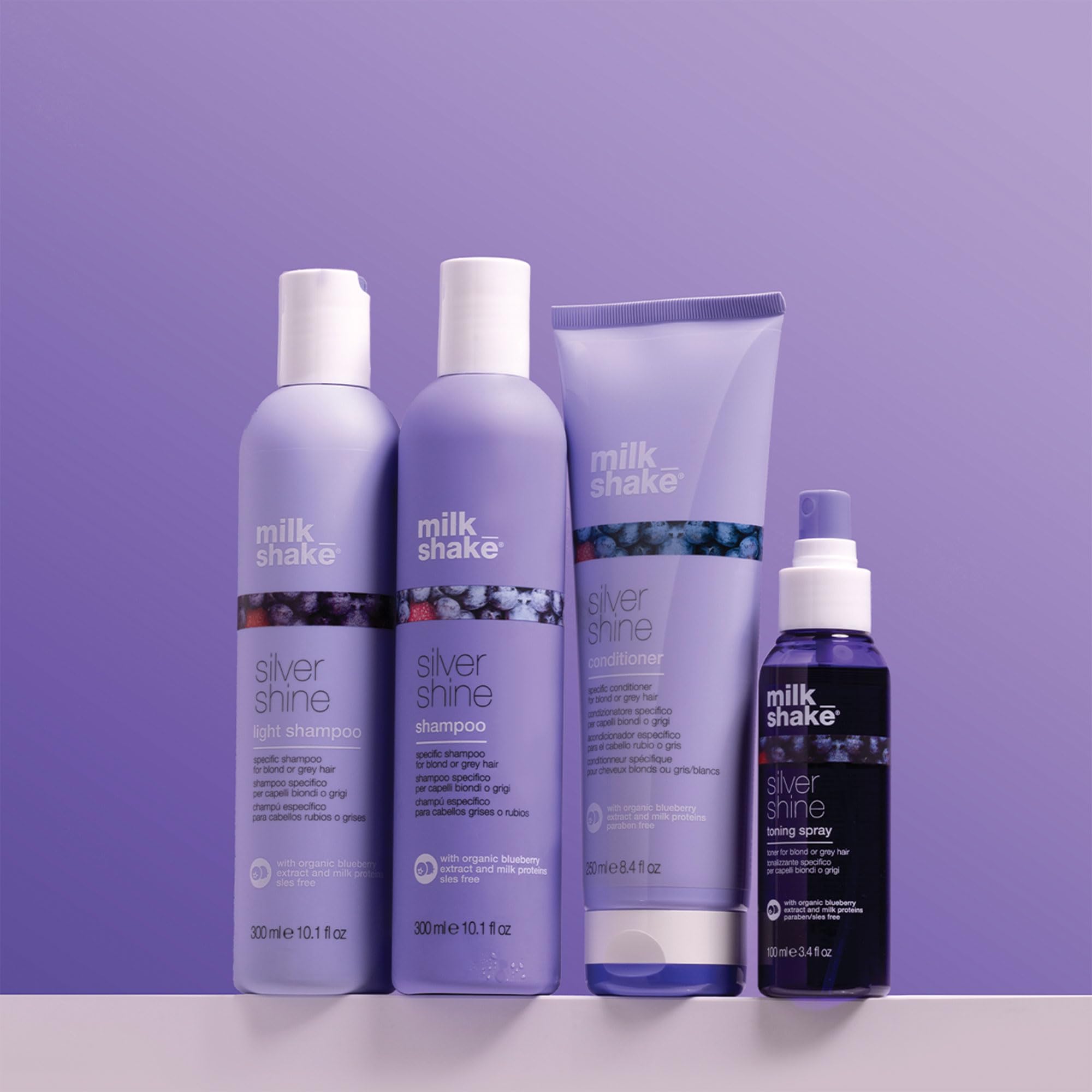 milk_shake product and towel flatlay conveying salon-quality home care benefits
