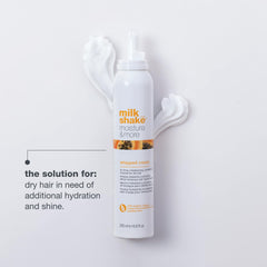 milk_shake foam texture dispensed from pump showing airy hydration