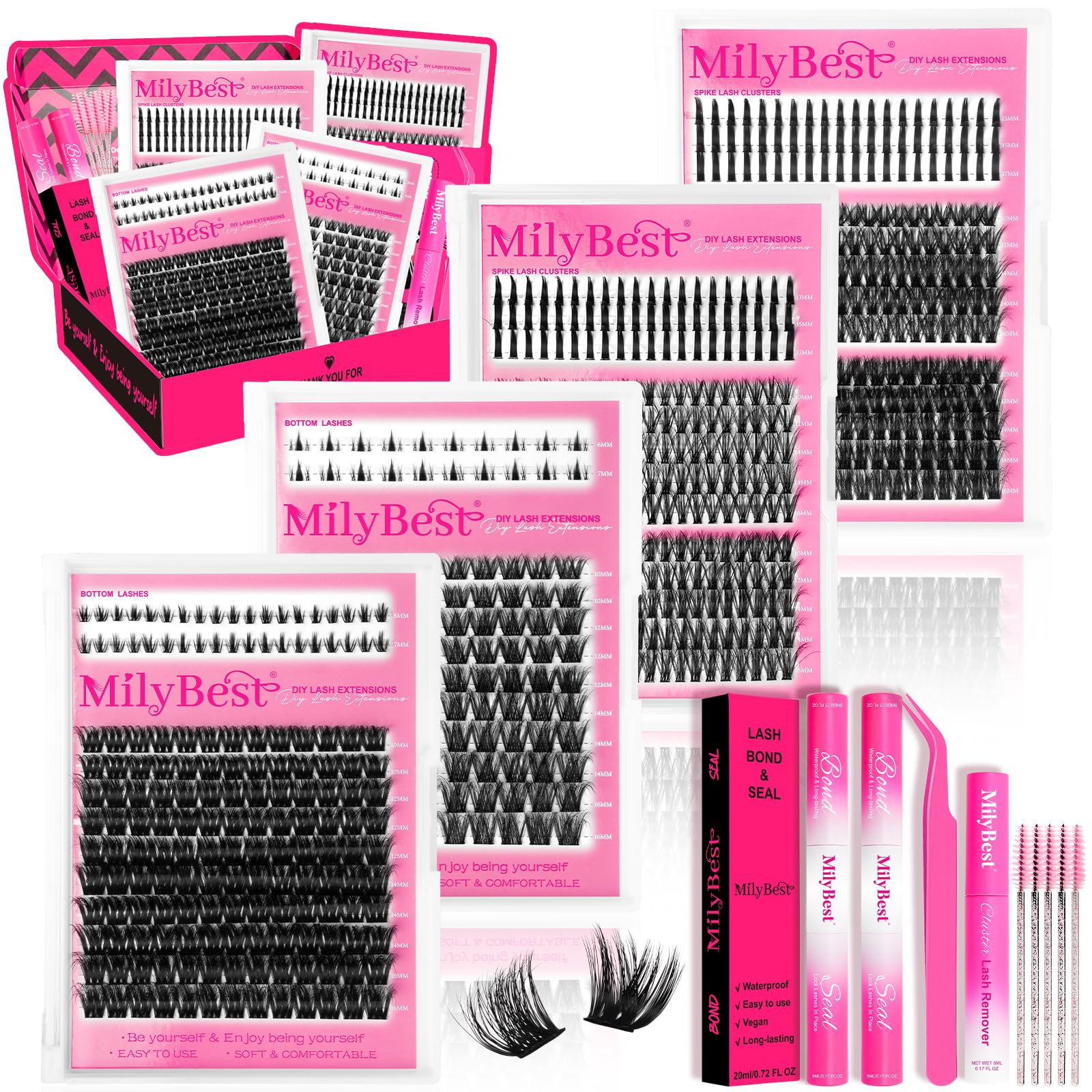 MilyBest front packaging showing full kit and included tools for convenience