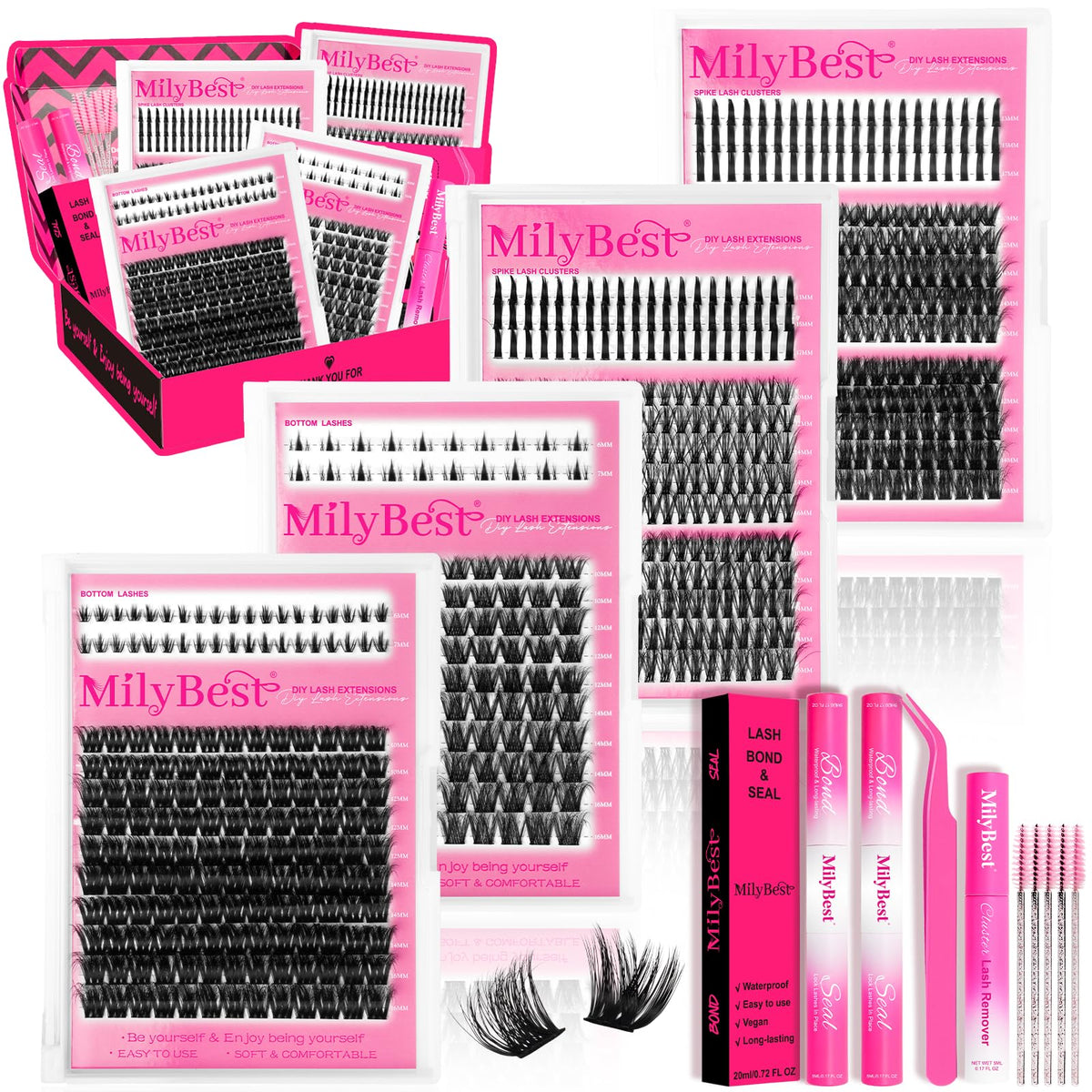 MilyBest front packaging showing full kit and included tools for convenience
