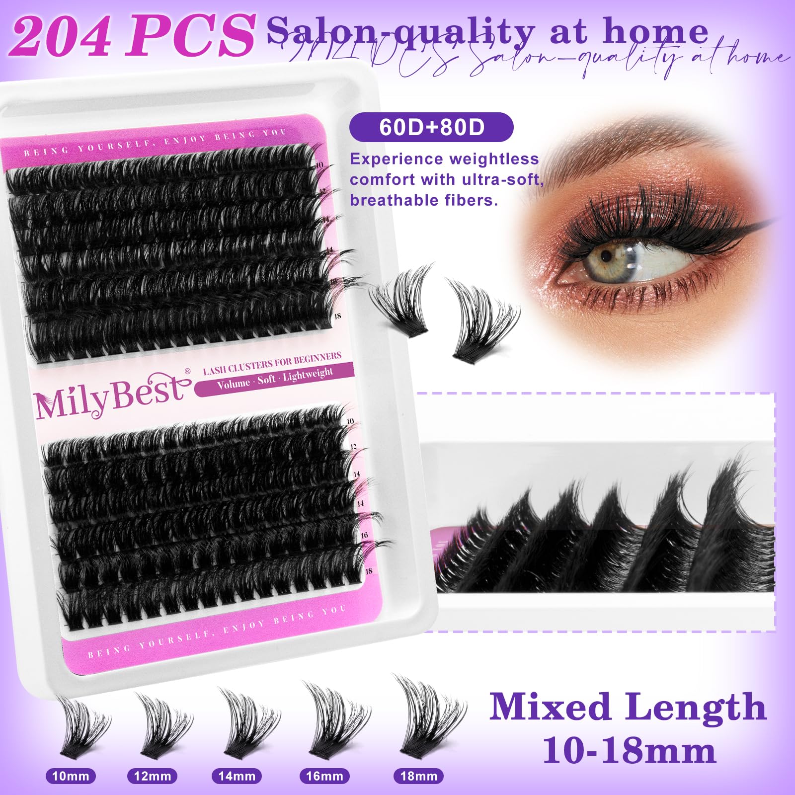 MilyBest ruler comparison of 10mm to 18mm clusters to pick inner-to-outer sizes