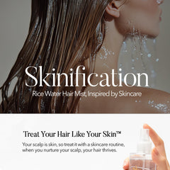 mimosu textured fermented rice water droplets highlighting nutrient‑rich formula