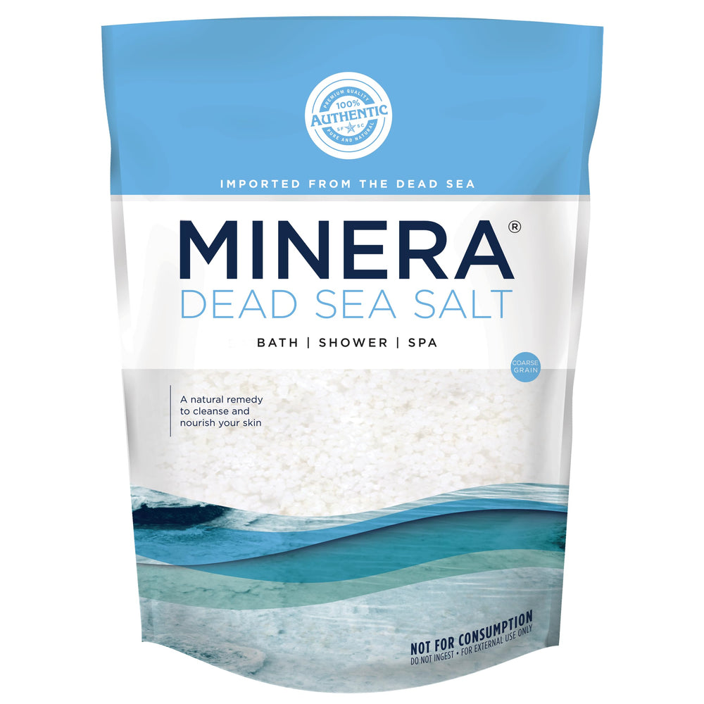 Minera bag front view showing product branding and weight benefits
