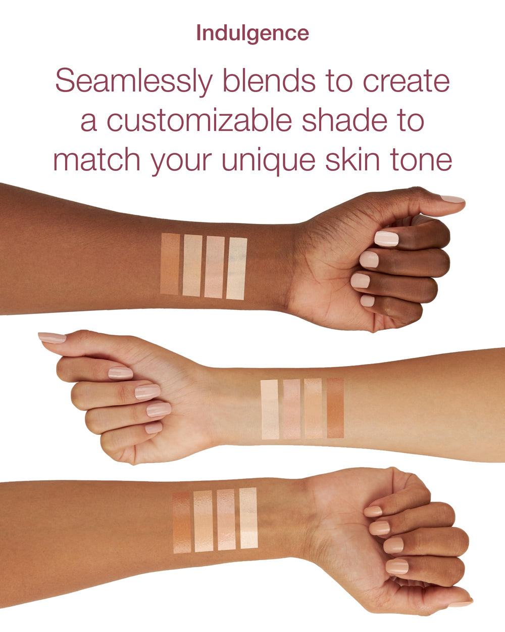 Mineral Fusion brush applying concealer demonstrating precise, buildable application