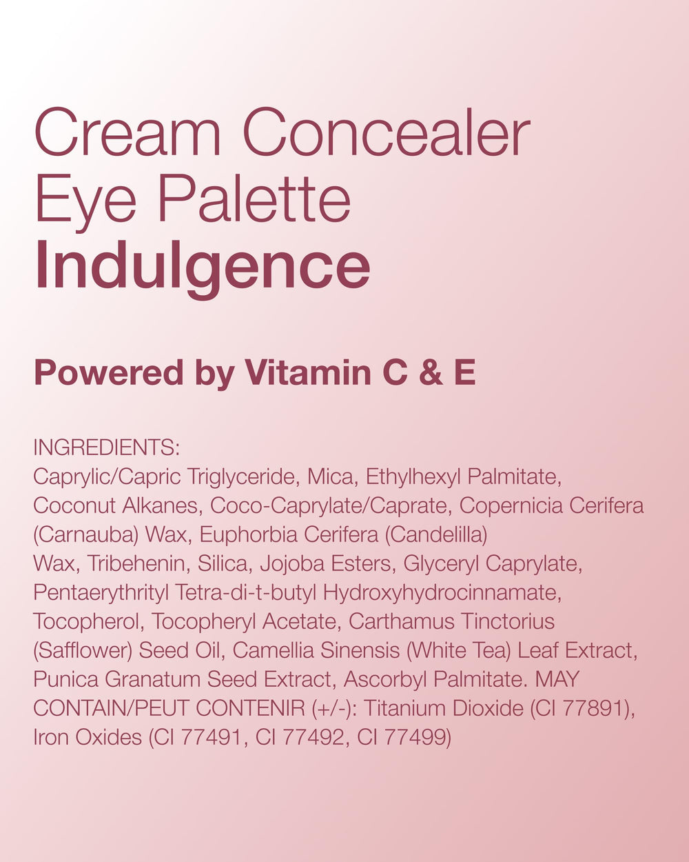Mineral Fusion before-and-after blended close-up showing concealing and brightening effect