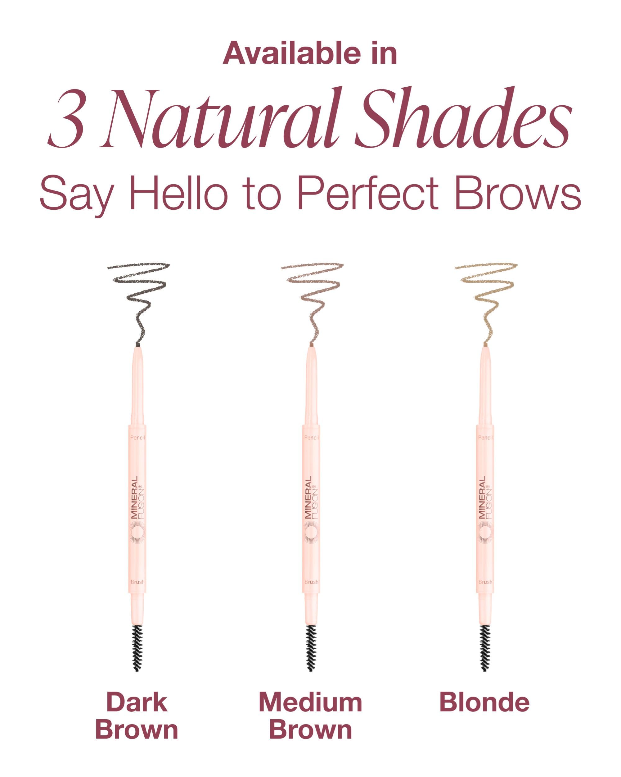 Mineral Fusion pencil next to ruler to show compact travel size benefit