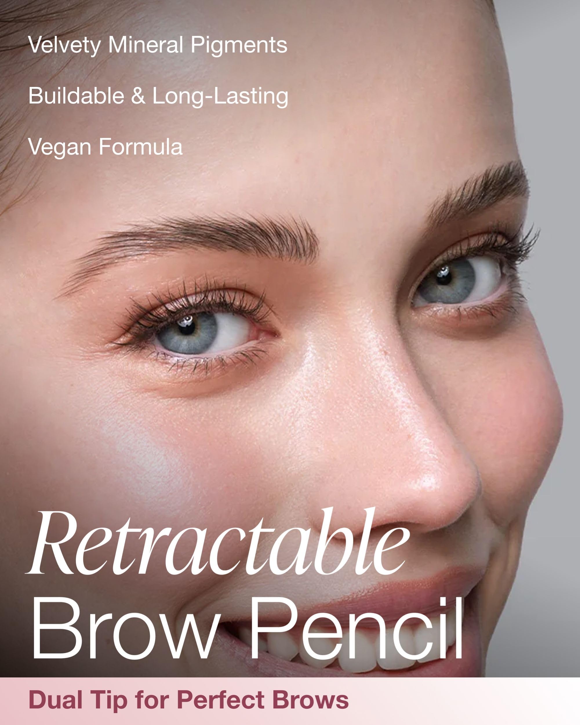 Mineral Fusion spoolie detail demonstrating blending and grooming benefit