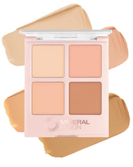 Mineral Fusion front view of concealed quad compact showing four shades for versatile coverage
