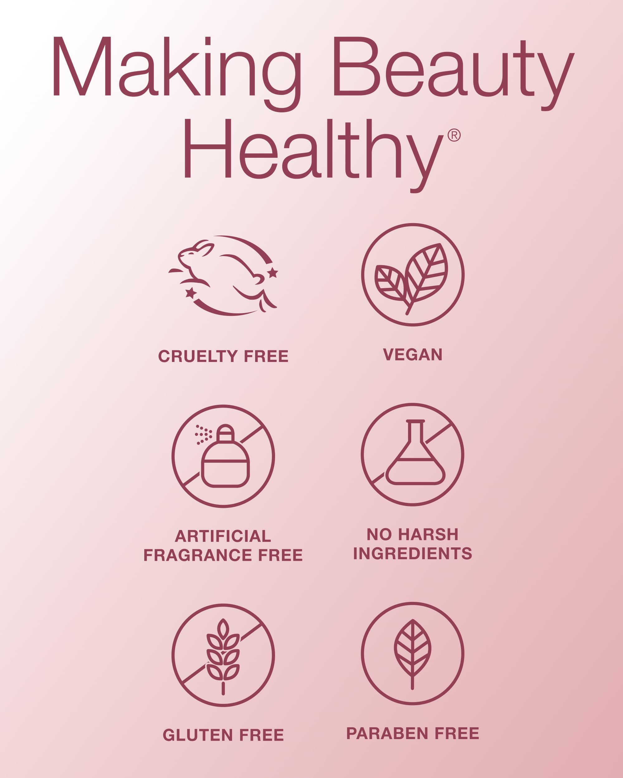 Mineral Fusion ingredients label detail showing botanicals and clean formula