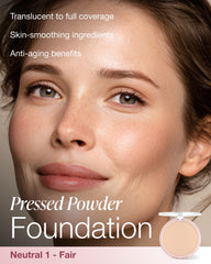 Mineral Fusion open pan revealing neutral 1 shade for natural coverage