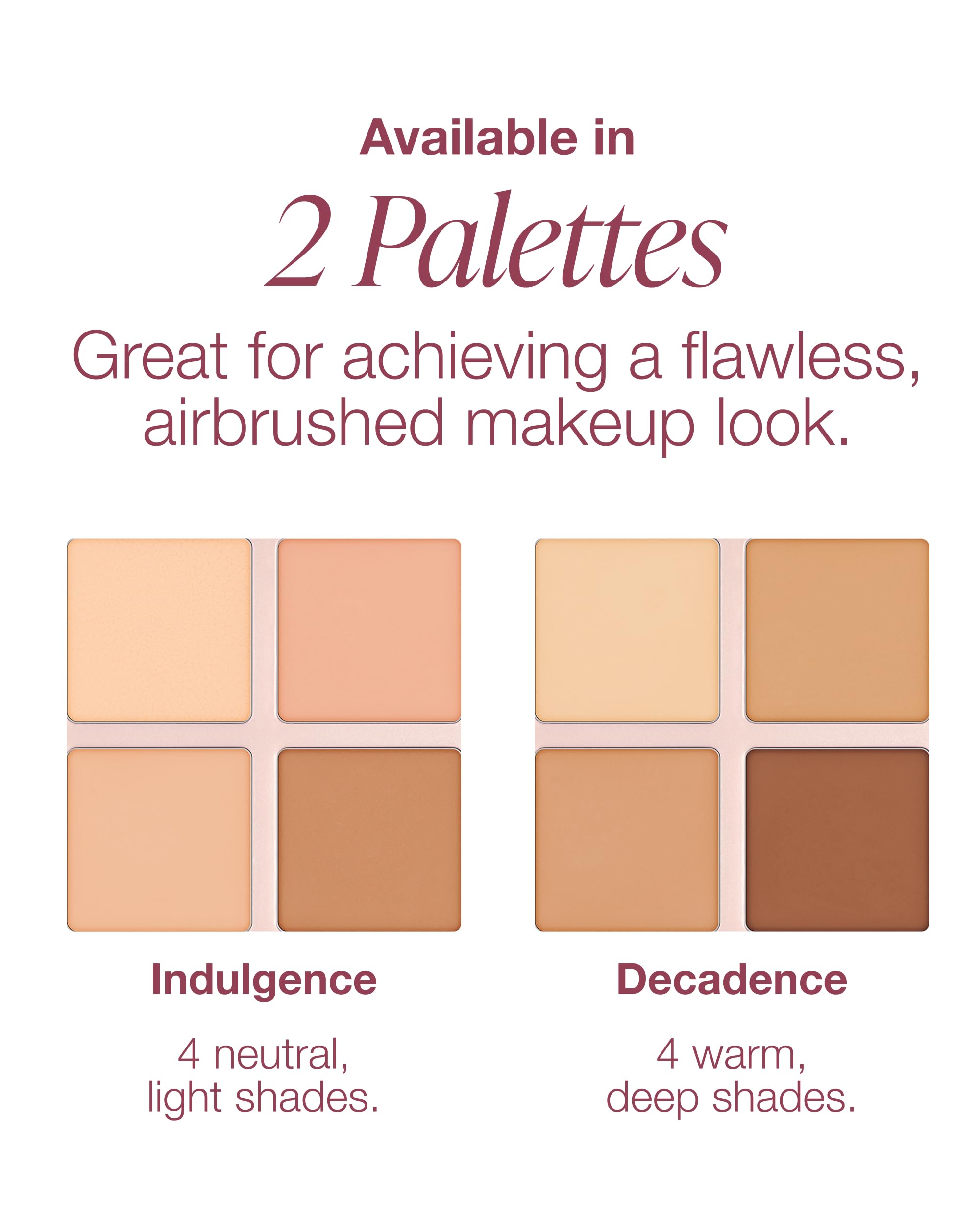 Mineral Fusion palette next to a coin for size comparison showing travel-friendly convenience