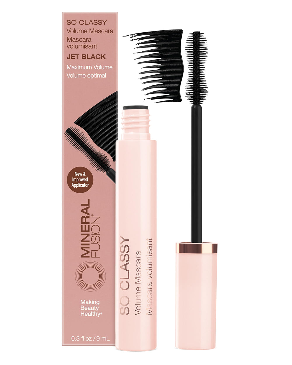 Mineral Fusion front packaging showing bold black tube and product name, convenient benefit