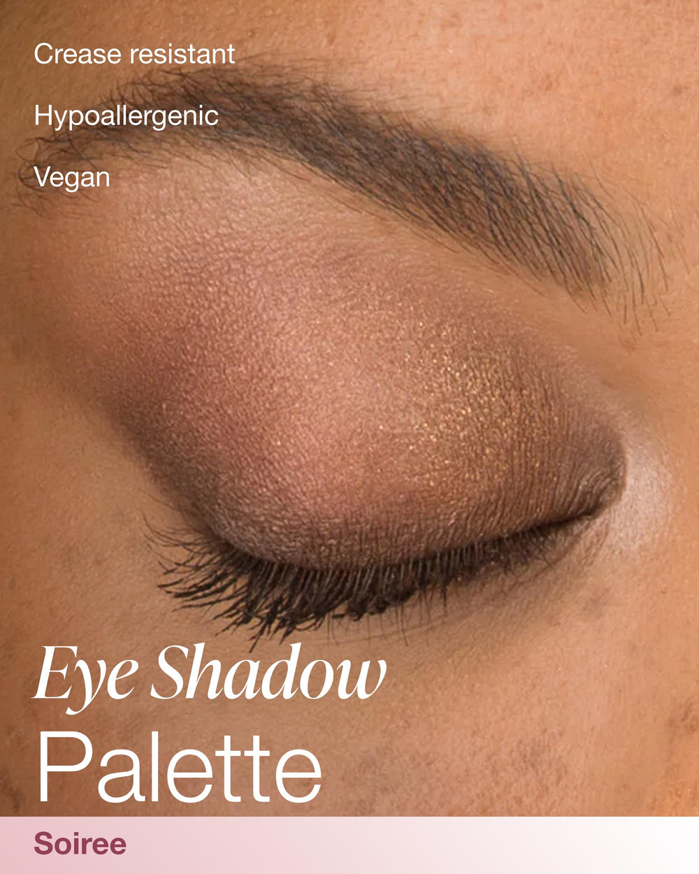 Mineral Fusion open palette top view displaying four shades for easy color pairing