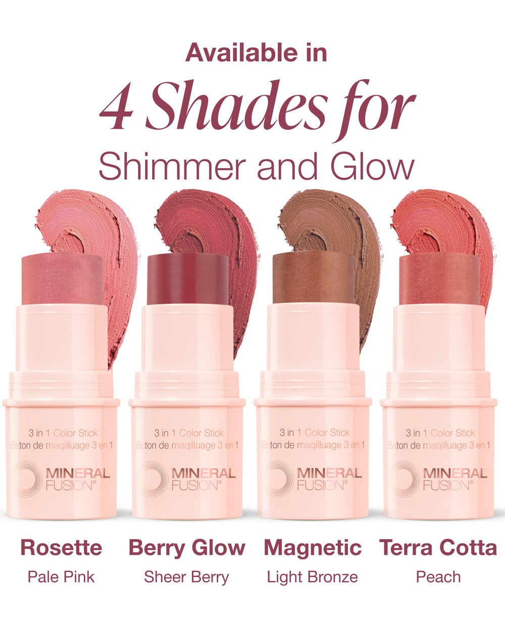 Mineral Fusion Terra Cotta used on eyelid delivering soft shimmer wash