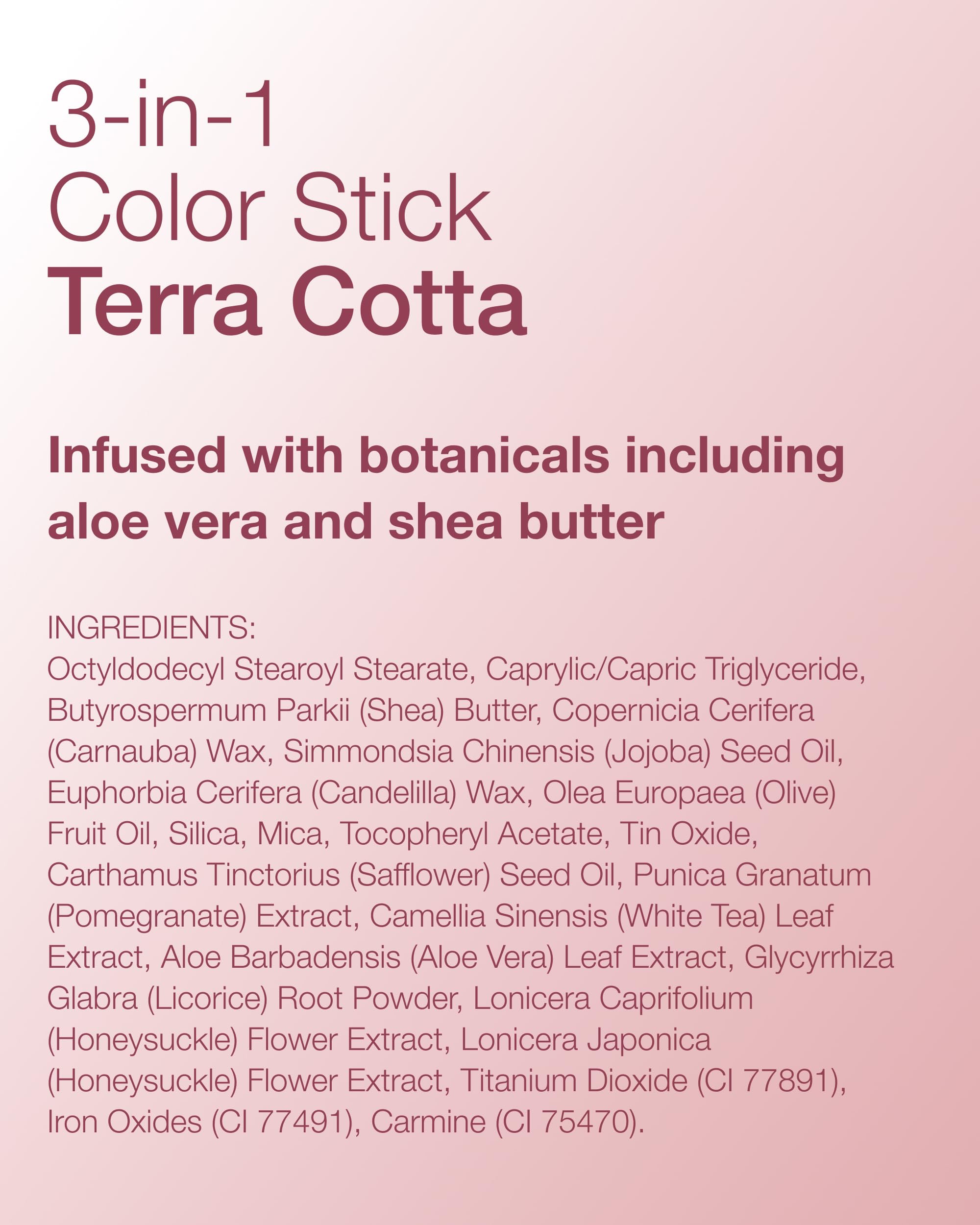 Mineral Fusion stick in a handbag showing Terra Cotta ready for touch-ups