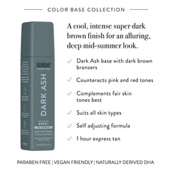 MINETAN BODY.SKIN mousse texture on mitt showing easy, even blending
