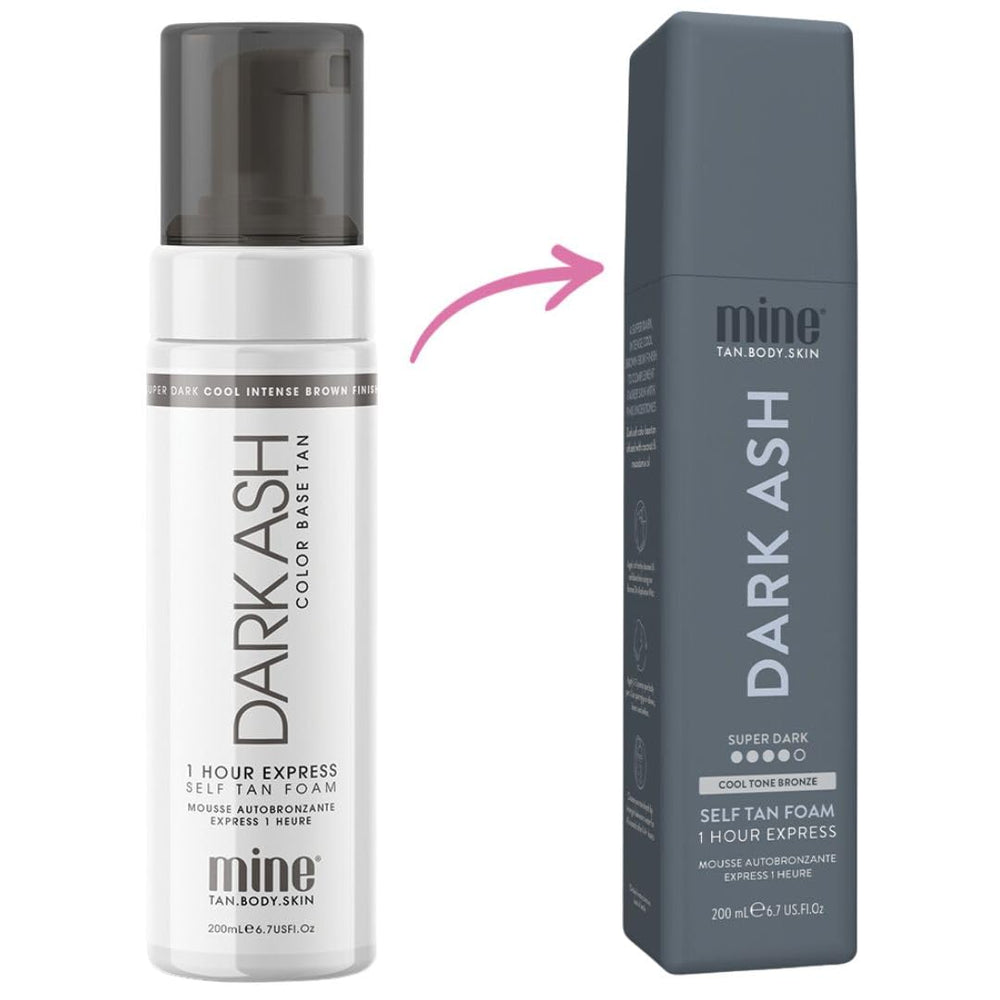 MINETAN BODY.SKIN rinsing guide color off under water for quick finish