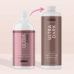 MINETAN BODY.SKIN mist nozzle close-up demonstrating even spray coverage benefit