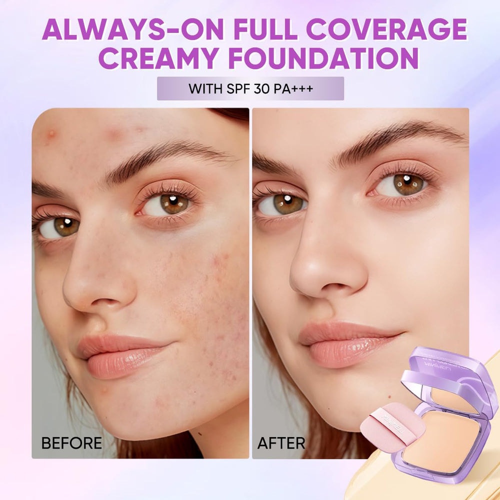 MINIMELI compact open with mirror for quick touch-ups benefit